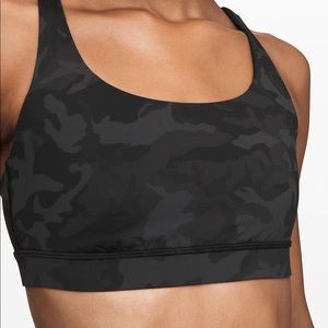 Black camo energy bra